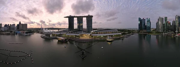 Marina Bay Singapur Července 2022 Landmark Buildings Tourist Attractions Singapore — Stock fotografie