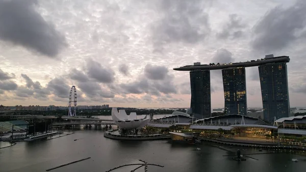 Marina Körfezi Singapur Temmuz 2022 Singapur Tarihi Binalar Turist Çekimleri — Stok fotoğraf