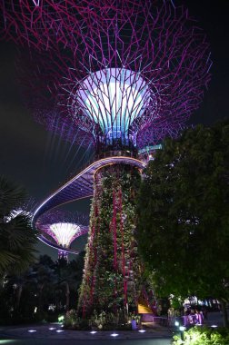 Marina Körfezi, Singapur - 13 Temmuz 2022: Singapur Tarihi Binalar ve Turist Çekimleri