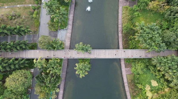 Marina Bay Singapore July 2022 Landmark Buildings Tourist Attractions Singapore — Φωτογραφία Αρχείου