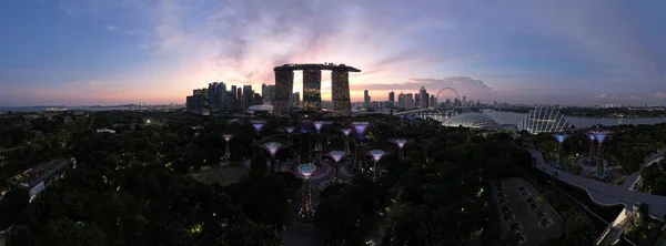 Marina Bay Singapore July 2022 Landmark Buildings Tourist Attractions Singapore —  Fotos de Stock