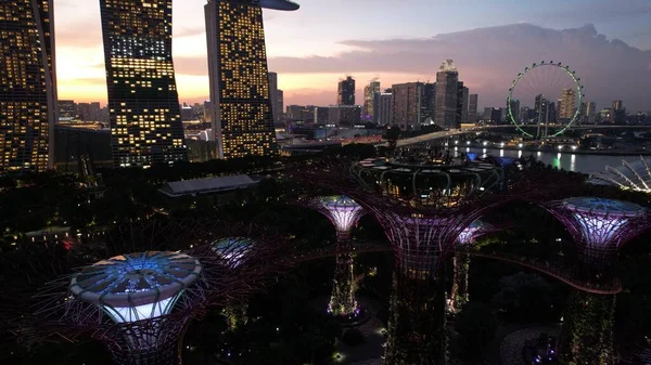 Marina Bay Singapura Julho 2022 Landmark Buildings Tourist Attractions Singapore — Fotografia de Stock
