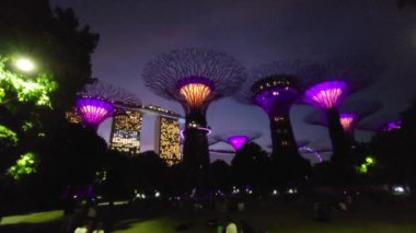 Marina Körfezi, Singapur - 13 Temmuz 2022: Singapur Tarihi Binalar ve Turist Çekimleri