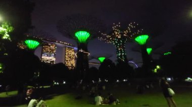 Marina Körfezi, Singapur - 13 Temmuz 2022: Singapur Tarihi Binalar ve Turist Çekimleri