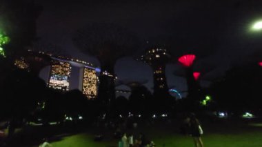 Marina Körfezi, Singapur - 13 Temmuz 2022: Singapur Tarihi Binalar ve Turist Çekimleri