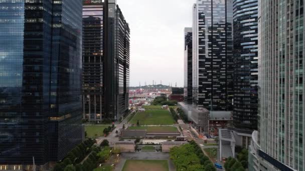 Marina Bay Singapore Липня 2022 Landmark Buildings Tourist Attractions Singapore — стокове відео