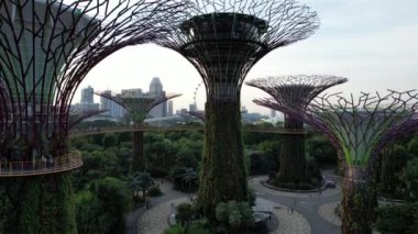 Marina Körfezi, Singapur - 13 Temmuz 2022: Singapur Tarihi Binalar ve Turist Çekimleri