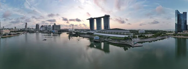 Marina Bay Singapore July 2022 Landmark Buildings Tourist Attractions Singapore — Stock Fotó