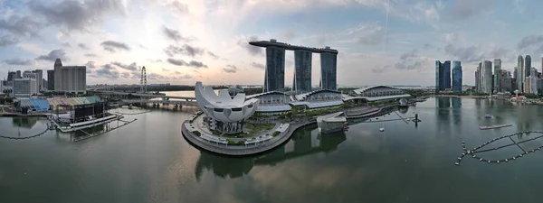 Marina Bay Singapore July 2022 Landmark Buildings Tourist Attractions Singapore — Stockfoto