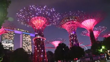 Marina Körfezi, Singapur - 13 Temmuz 2022: Singapur Tarihi Binalar ve Turist Çekimleri