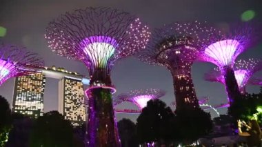 Marina Körfezi, Singapur - 13 Temmuz 2022: Singapur Tarihi Binalar ve Turist Çekimleri