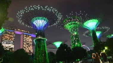 Marina Körfezi, Singapur - 13 Temmuz 2022: Singapur Tarihi Binalar ve Turist Çekimleri
