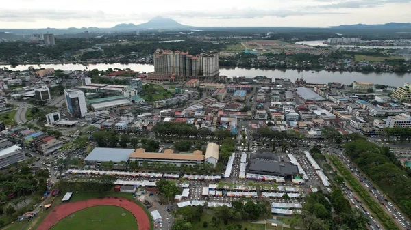 Kuching Maleisië Augustus 2022 Jaarlijkse Kuching Festival Street Fair — Stockfoto