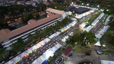 Kuching, Malaysia - August 1, 2022: The Annual Kuching Festival Street Fair