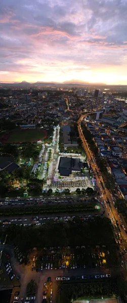 Kuching Malezya Ağustos 2022 Geleneksel Kuching Festivali Sokak Fuarı — Stok fotoğraf