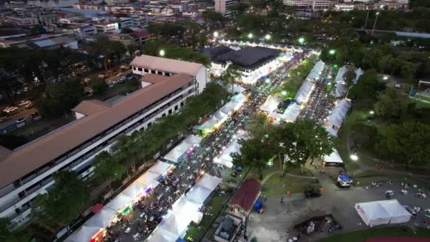 Kuching Malaysia August 2022 Annual Kuching Festival Street Fair — Vídeos de Stock