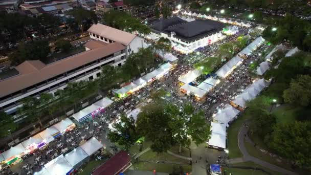 Kuching Malaysia August 2022 Annual Kuching Festival Street Fair — ストック動画