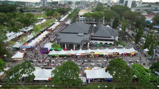 Kuching Malaysia August 2022 Annual Kuching Festival Street Fair — Video Stock
