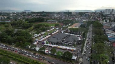 Kuching, Malaysia - August 1, 2022: The Annual Kuching Festival Street Fair