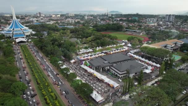Kuching Malaysia August 2022 Annual Kuching Festival Street Fair — Αρχείο Βίντεο