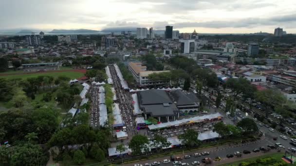 Kuching Malaysia August 2022 Annual Kuching Festival Street Fair – Stock-video