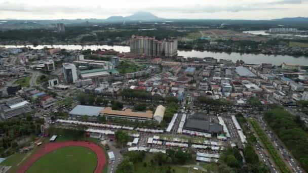 Kuching Malaysia August 2022 Annual Kuching Festival Street Fair — Wideo stockowe