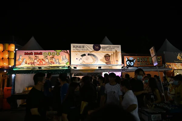 Kuching Malaysia August 2022 Annual Kuching Festival Street Fair — Stok fotoğraf