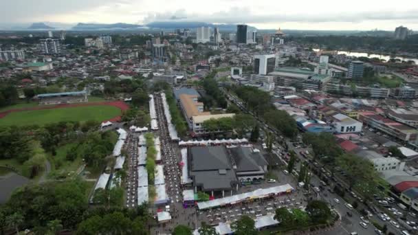 Kuching Malaysia August 2022 Annual Kuching Festival Street Fair — Wideo stockowe