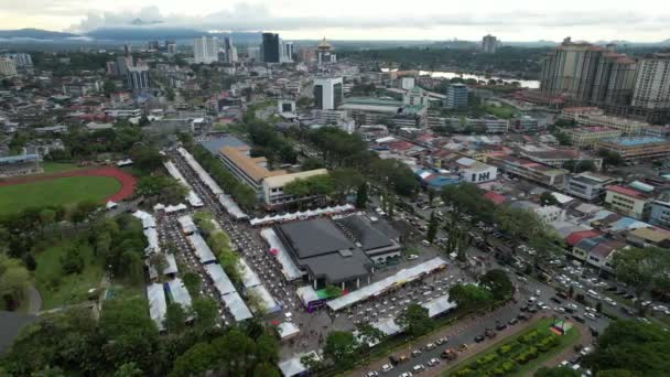 Kuching Malaysia August 2022 Annual Kuching Festival Street Fair — Video