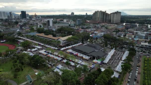 Kuching Malaysia August 2022 Annual Kuching Festival Street Fair — 图库视频影像