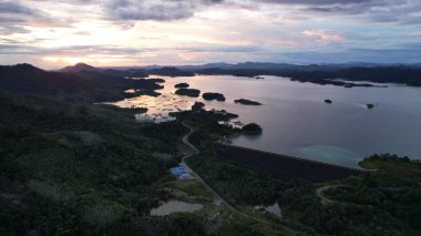 The Batang Ai Dam of Sarawak, Borneo, Malaysia