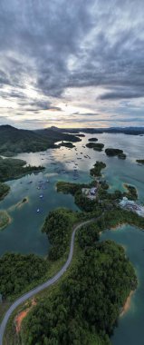 The Batang Ai Dam of Sarawak, Borneo, Malaysia