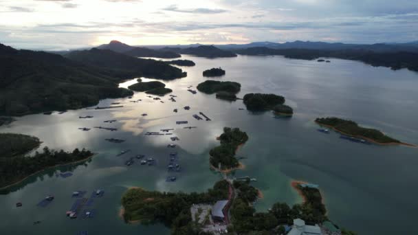 Batang Dam Sarawak Borneo Malaysia — Stockvideo