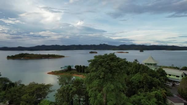 Batang Dam Sarawak Borneo Malaysia — Stok video