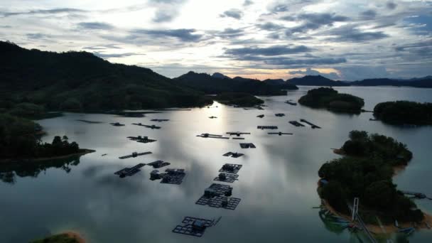 Batang Dam Sarawak Borneo Malaysia — Stockvideo