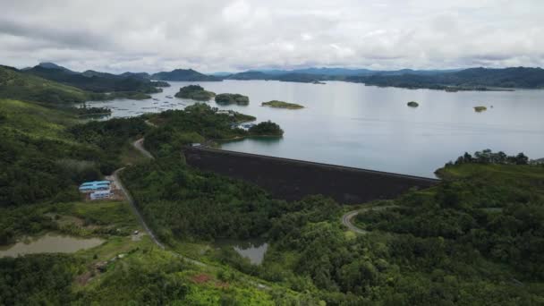 Batang Dam Sarawak Borneo Malaysia — 图库视频影像