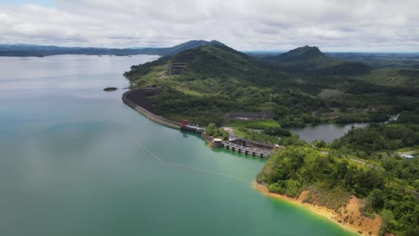 Batang Dam Sarawak Borneo Malaysia — Vídeos de Stock