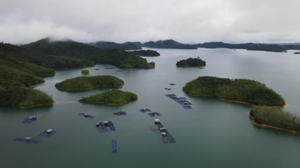 Batang Dam Sarawak Borneo Malaysia — Wideo stockowe