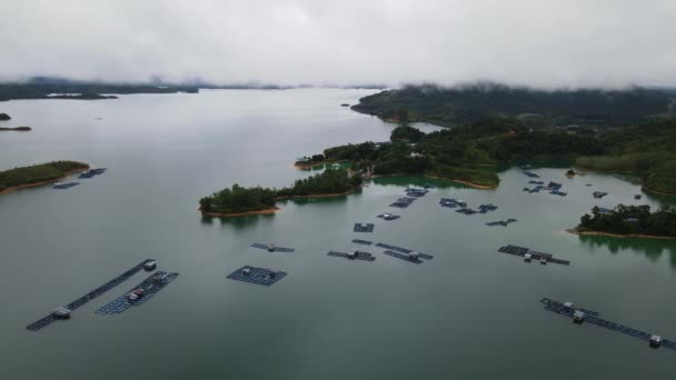 Batang Dam Sarawak Borneo Malaysia — Stockvideo