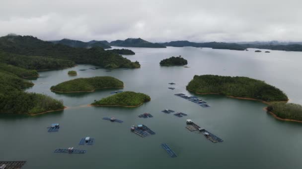 Batang Dam Sarawak Borneo Malaysia — Stok video