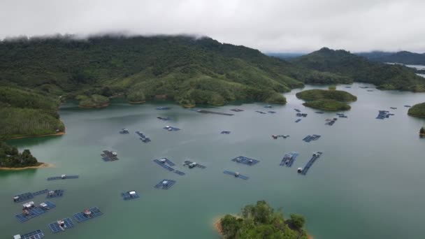 Batang Dam Sarawak Borneo Malaysia — Video Stock