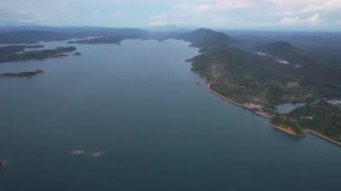 Aerial View of Fish Farms in Norway