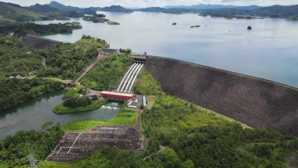 Batang Dam Sarawak Borneo Malaysia — Stok video