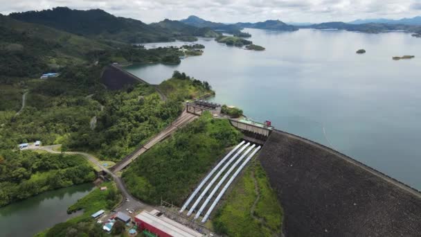 Batang Dam Sarawak Borneo Malaysia — Vídeos de Stock