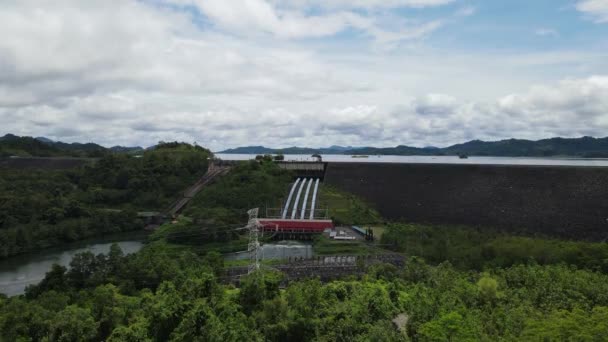 Aerial View Fish Farms Norway — Stockvideo