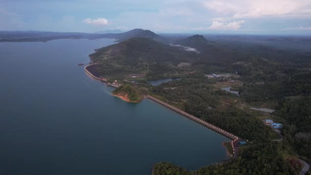 Aerial View Fish Farms Norway — 图库视频影像