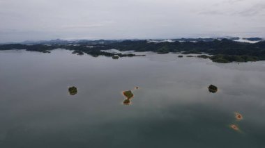 The Batang Ai Dam of Sarawak, Borneo, Malaysia clipart