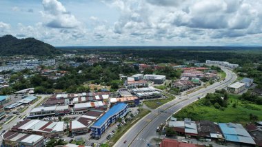 Aerial View of Fish Farms in Norway