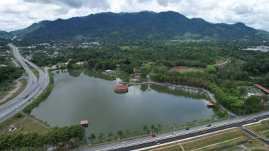 Serian, Malaysia - August 6, 2022: The Serian Town of Sarawak