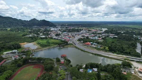 Serian Malaysia August 2022 Serian Town Sarawak — стокове фото